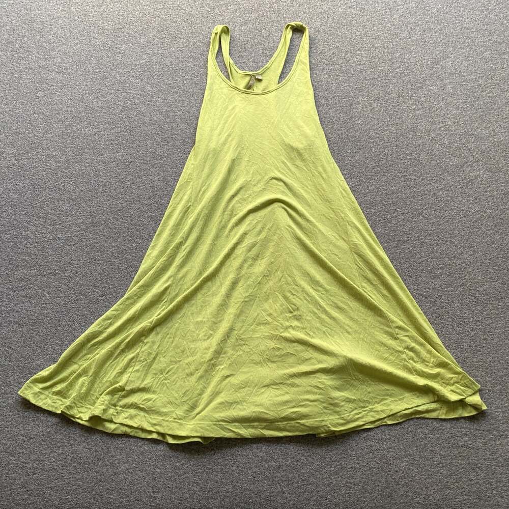 Comfy USA Women’s Size XS Green Rayon Blend Lightweight Summer Dress